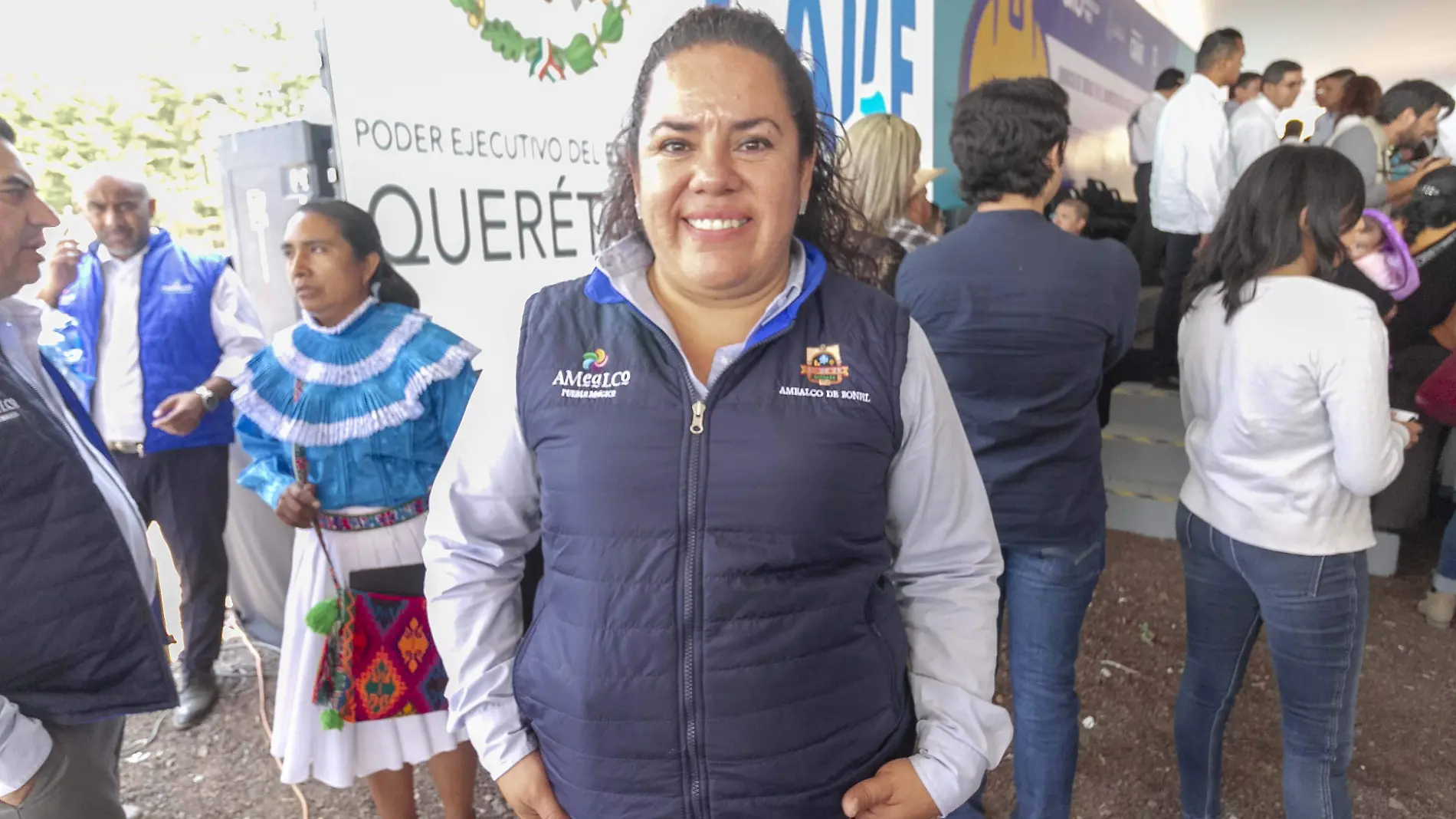 Laura Saldaña Banda, directora de Servicios Municipales en Amealco. Foto César Ortiz.